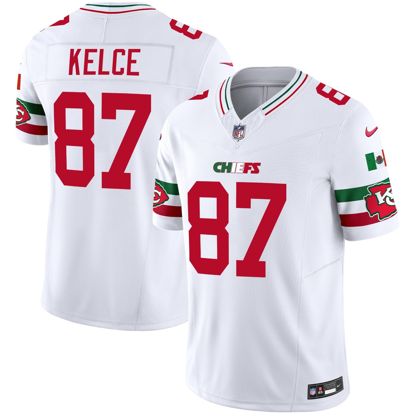 Chiefs Mexico Vapor Limited Jersey - All Stitched