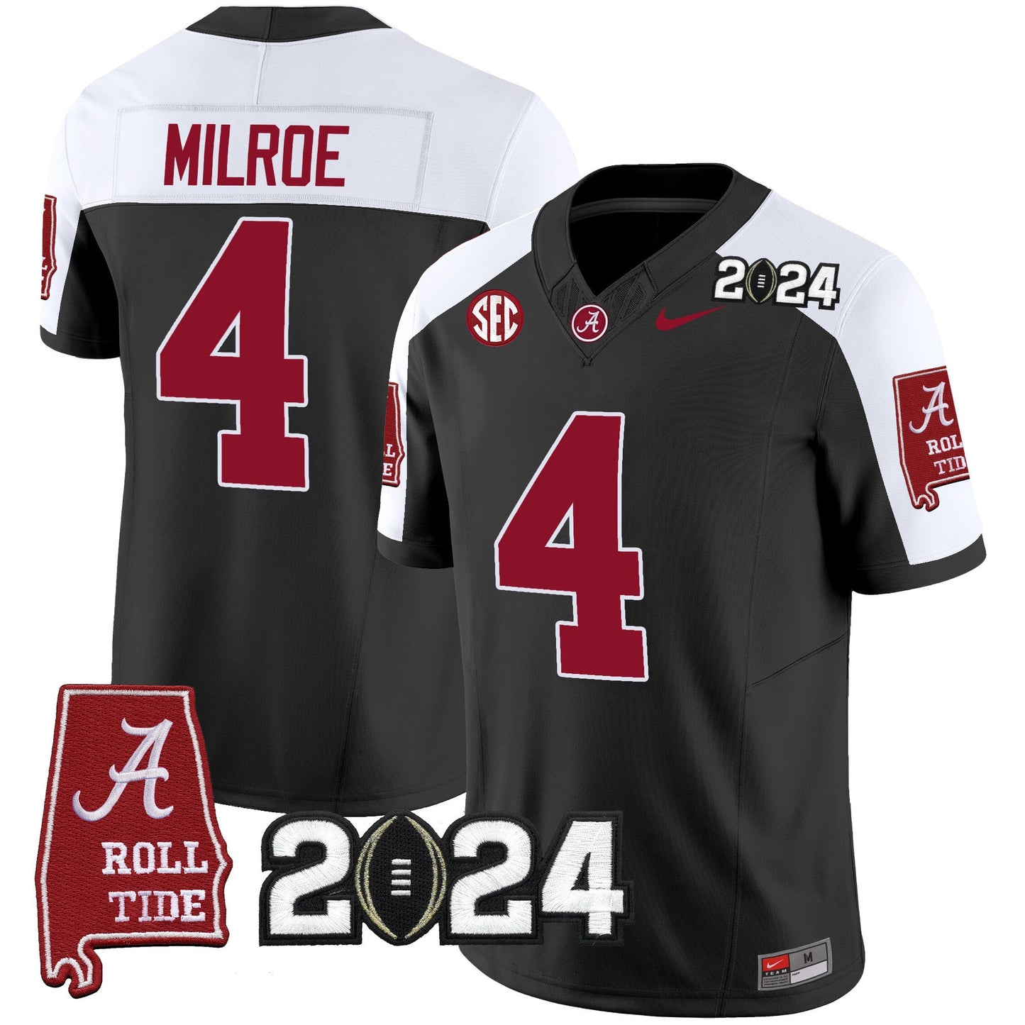 Alabama Crimson Tide 2024 Vapor Limited Jersey - All Stitched