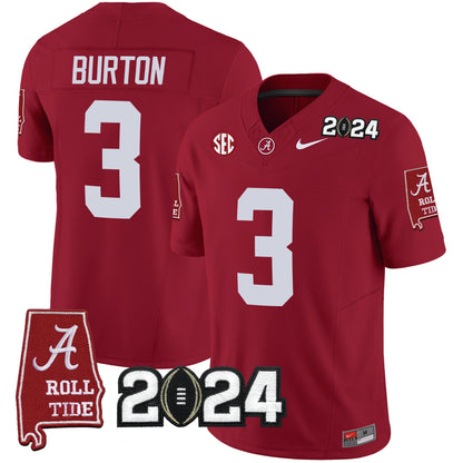 Alabama Crimson Tide 2024 Vapor Limited Jersey - All Stitched