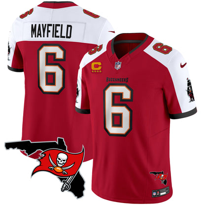 Buccaneers Florida Patch Vapor Limited Jersey - All Stitched