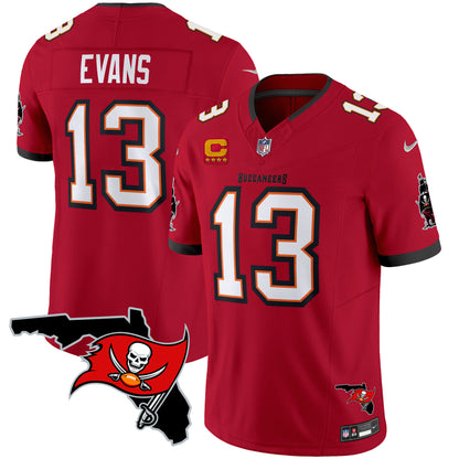 Buccaneers Florida Patch Vapor Limited Jersey - All Stitched