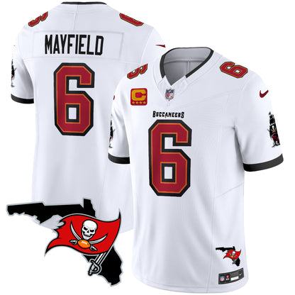 Buccaneers Florida Patch Vapor Limited Jersey - All Stitched