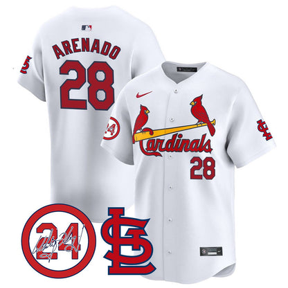 St. Louis Cardinals Memorial Vapor Premier Limited Jersey - All Stitched