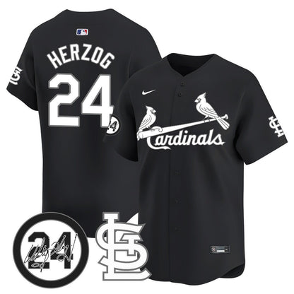 St. Louis Cardinals Memorial Vapor Premier Limited Jersey - All Stitched