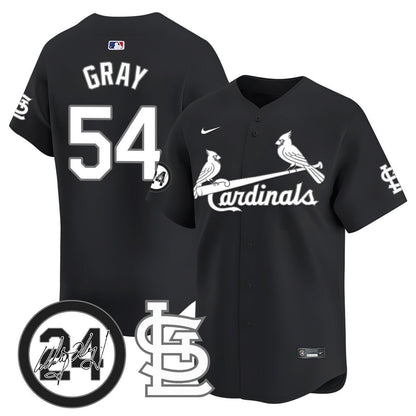 St. Louis Cardinals Memorial Vapor Premier Limited Jersey - All Stitched