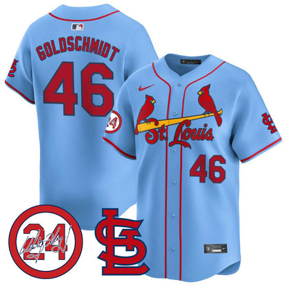 St. Louis Cardinals Memorial Vapor Premier Limited Jersey - All Stitched