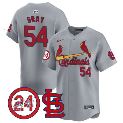 St. Louis Cardinals Memorial Vapor Premier Limited Jersey - All Stitched