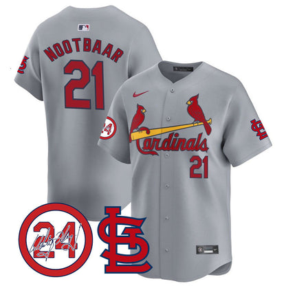 St. Louis Cardinals Memorial Vapor Premier Limited Jersey - All Stitched