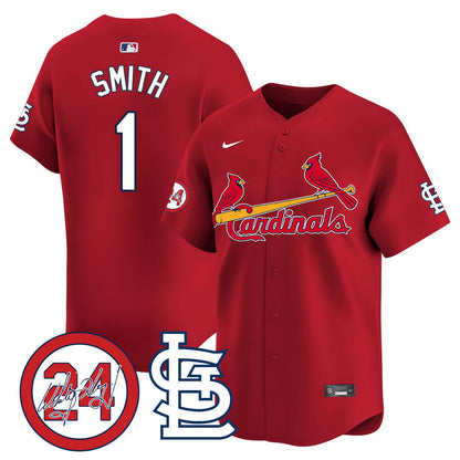 St. Louis Cardinals Memorial Vapor Premier Limited Jersey - All Stitched