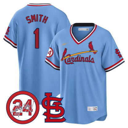 St. Louis Cardinals Memorial Vapor Premier Limited Jersey - All Stitched