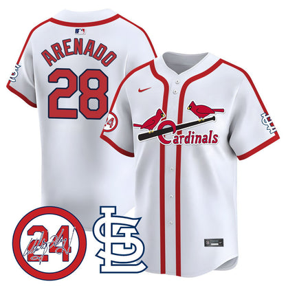 St. Louis Cardinals Memorial Vapor Premier Limited Jersey - All Stitched