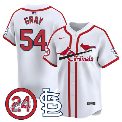 St. Louis Cardinals Memorial Vapor Premier Limited Jersey - All Stitched