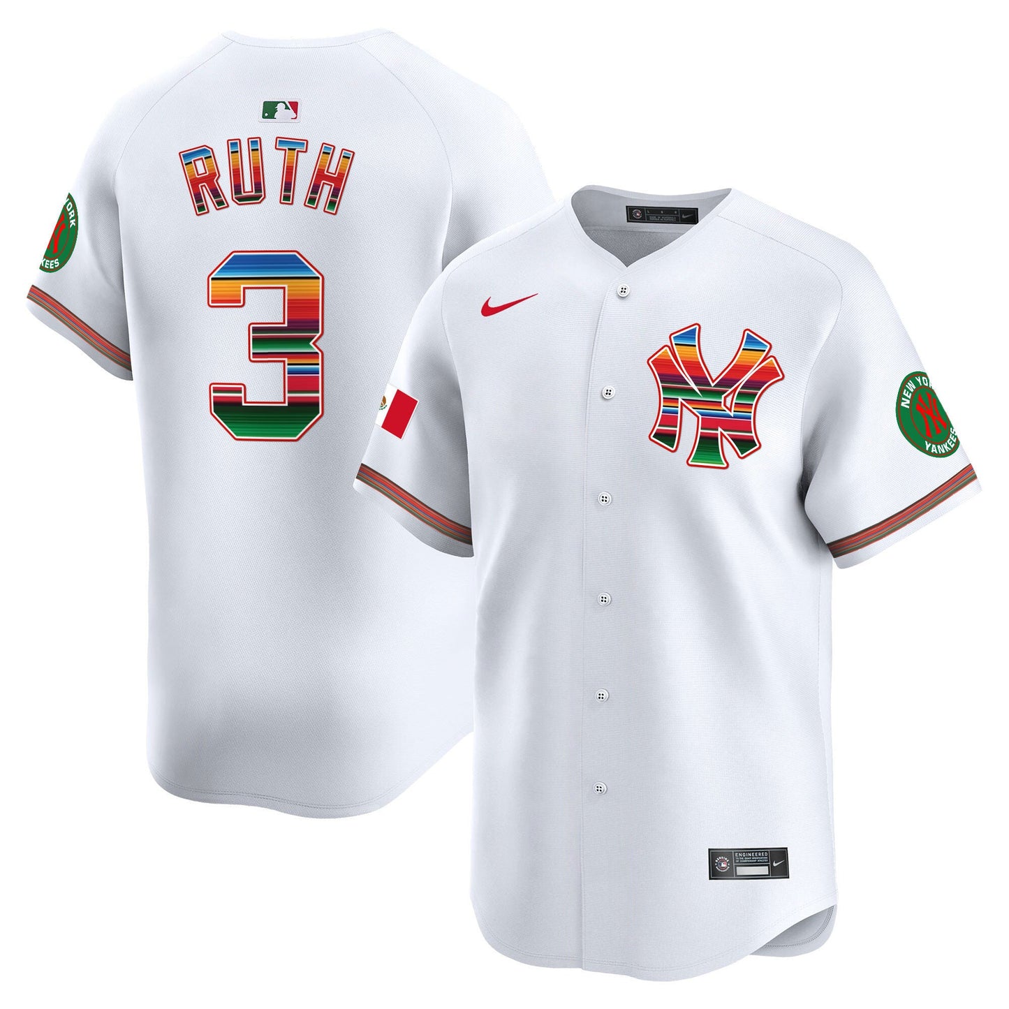 Yankees Mexico Vapor Premier Limited Jersey - All Stitched