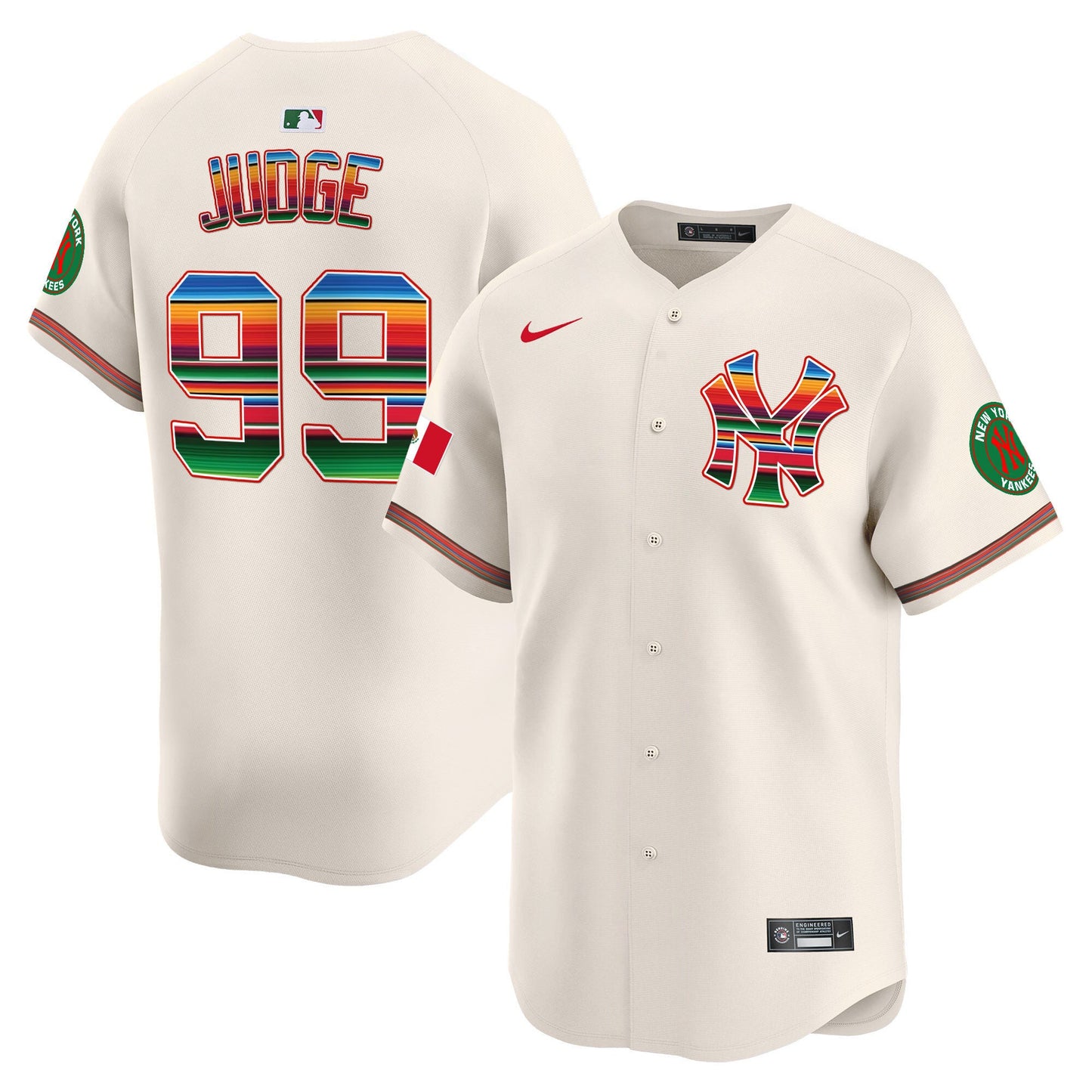 Yankees Mexico Vapor Premier Limited Jersey - All Stitched