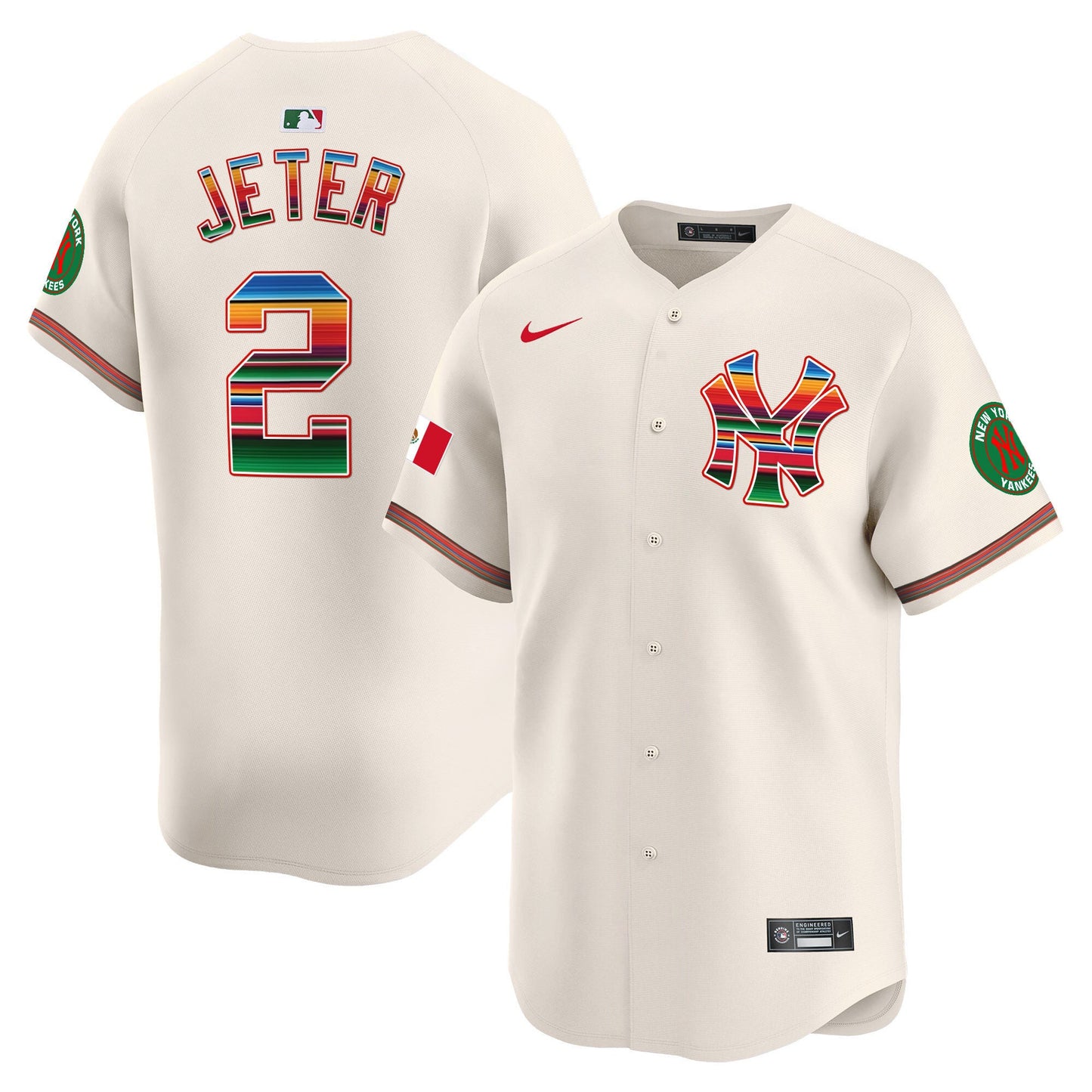 Yankees Mexico Vapor Premier Limited Jersey - All Stitched