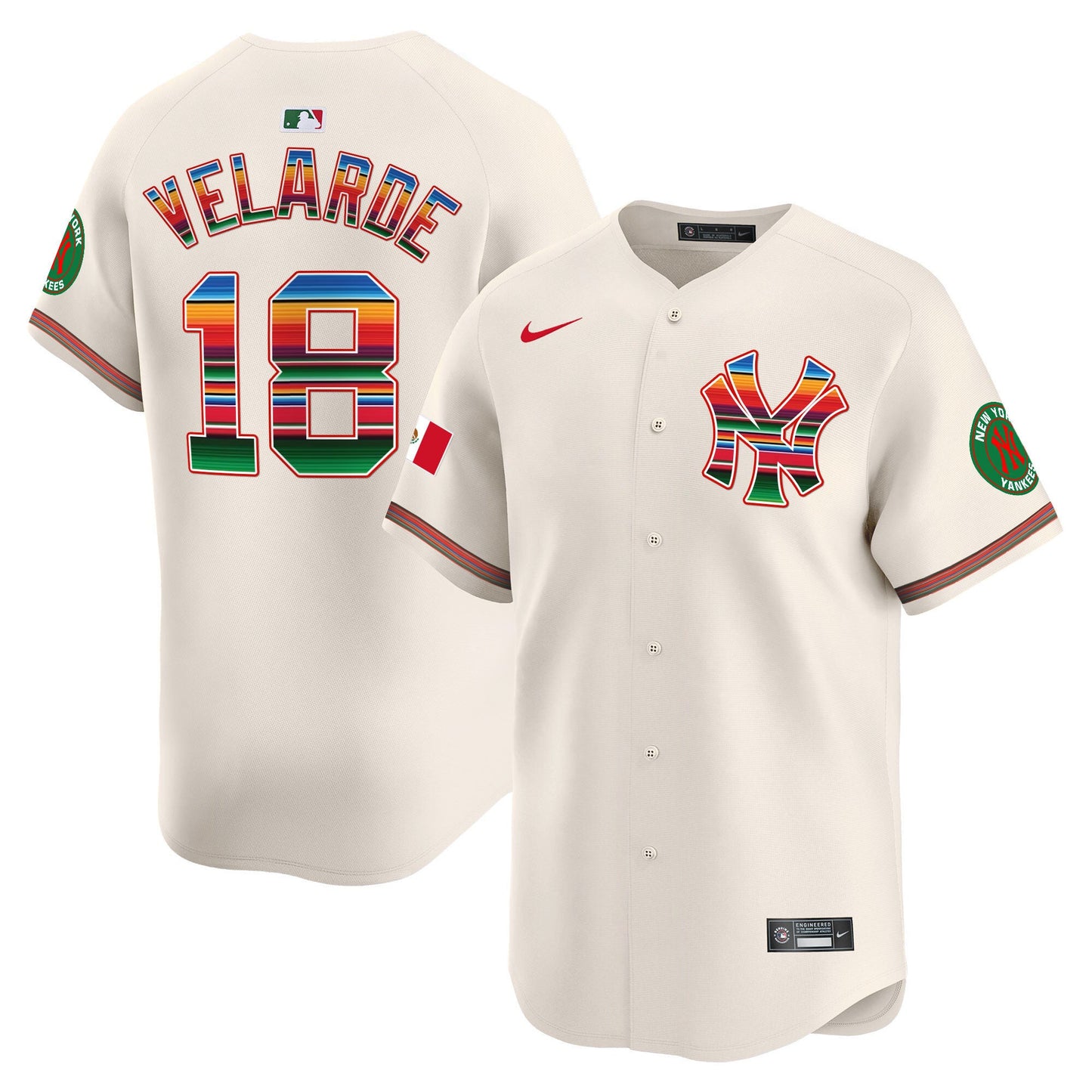 Yankees Mexico Vapor Premier Limited Jersey - All Stitched