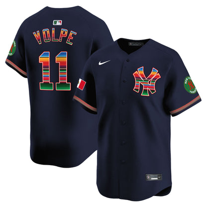 Yankees Mexico Vapor Premier Limited Jersey - All Stitched