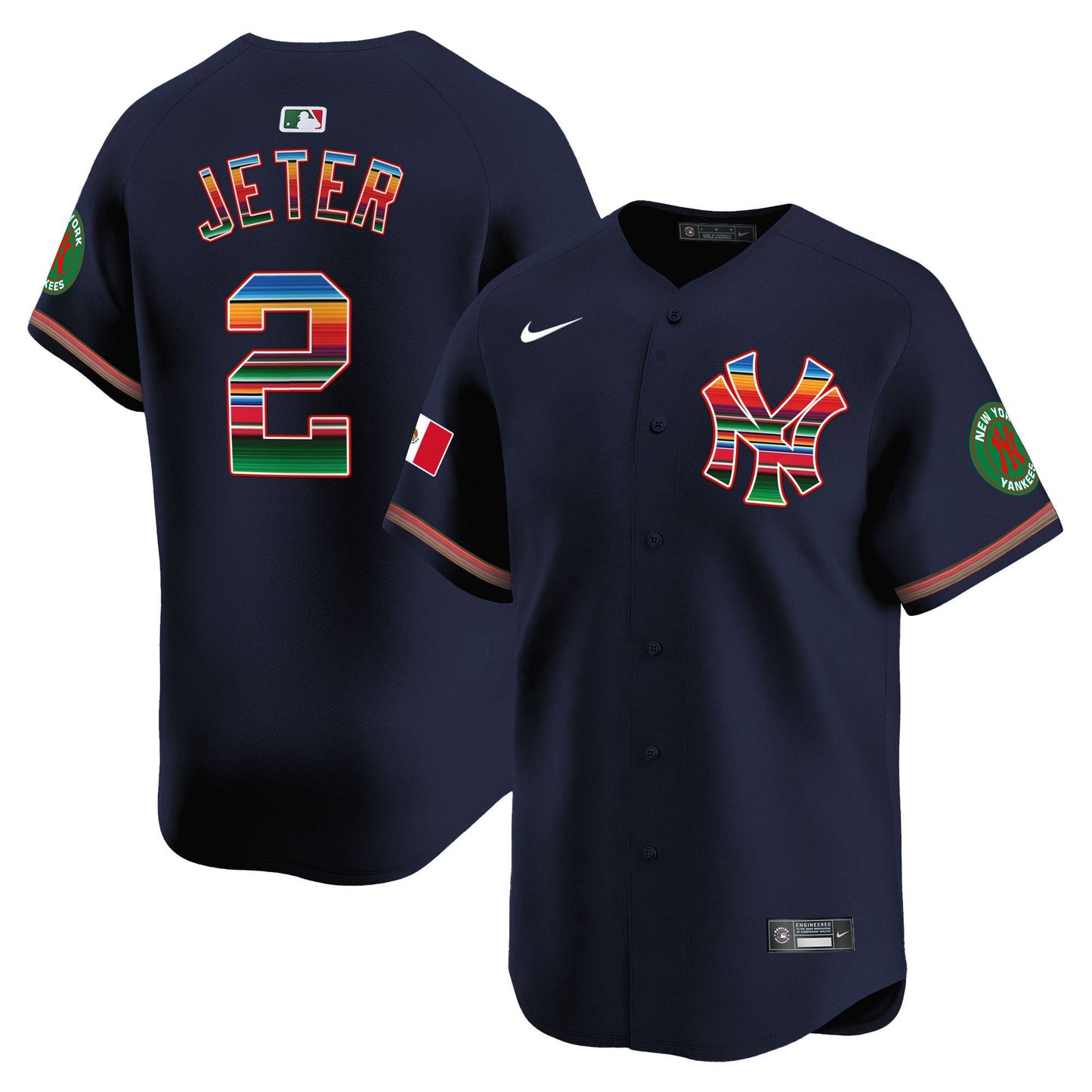 Yankees Mexico Vapor Premier Limited Jersey - All Stitched