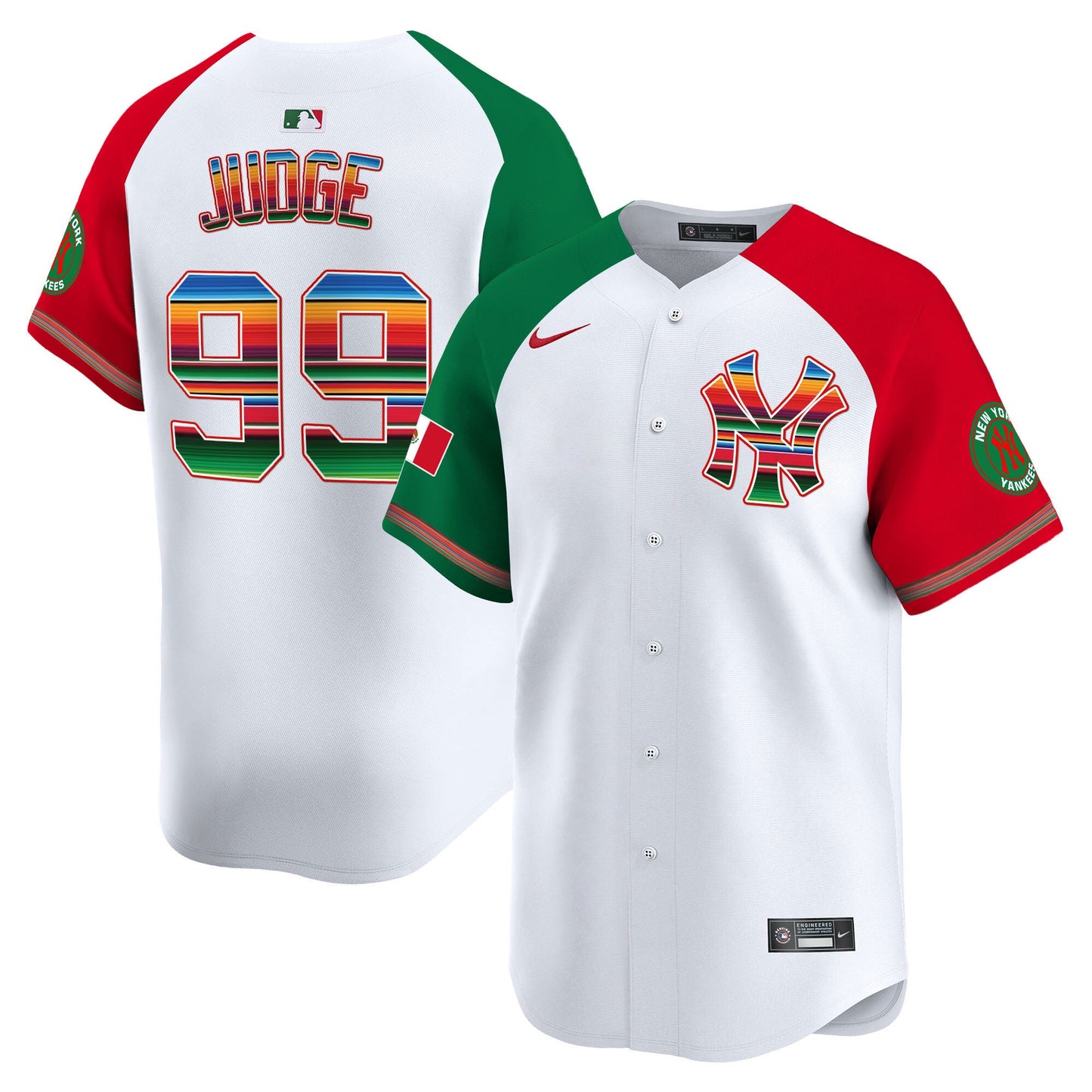 Yankees Mexico Vapor Premier Limited Jersey - All Stitched