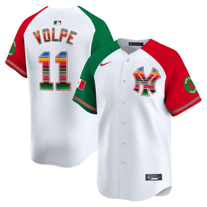 Yankees Mexico Vapor Premier Limited Jersey - All Stitched