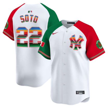 Yankees Mexico Vapor Premier Limited Jersey - All Stitched