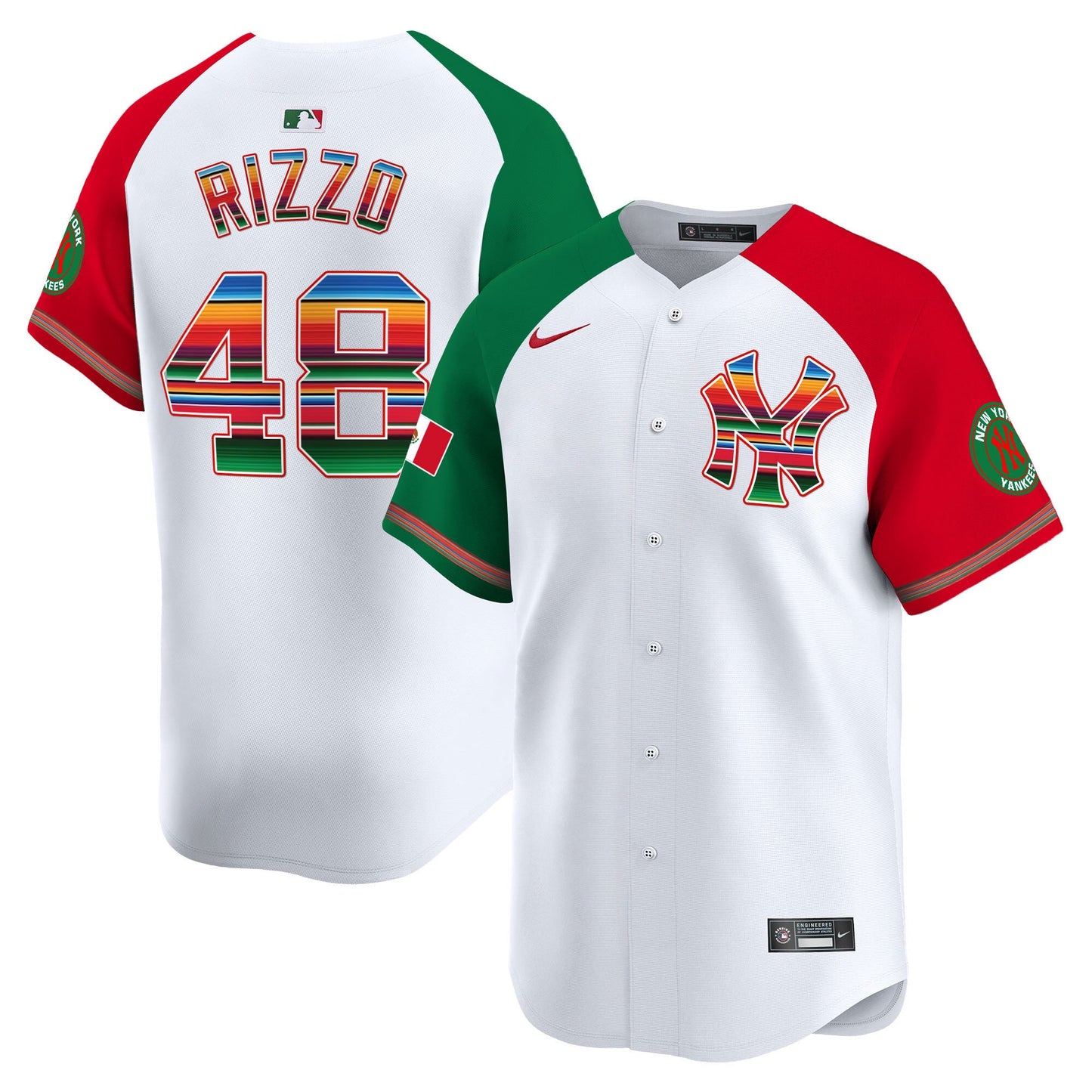 Yankees Mexico Vapor Premier Limited Jersey - All Stitched