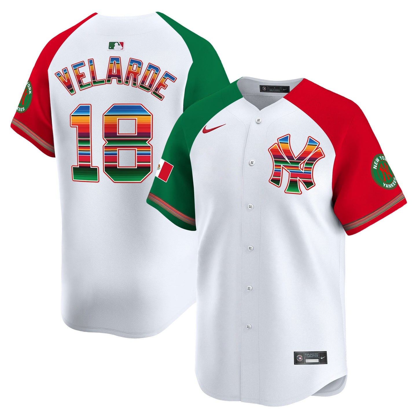 Yankees Mexico Vapor Premier Limited Jersey - All Stitched