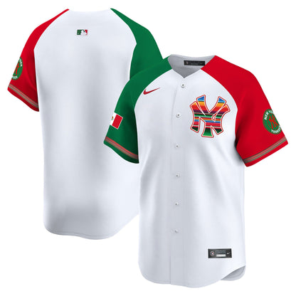 Yankees Mexico Vapor Premier Limited Jersey - All Stitched