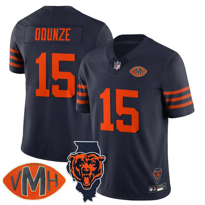 Men's Chicago Bears Honor Virginia Halas McCaskey Jersey - All Stitched