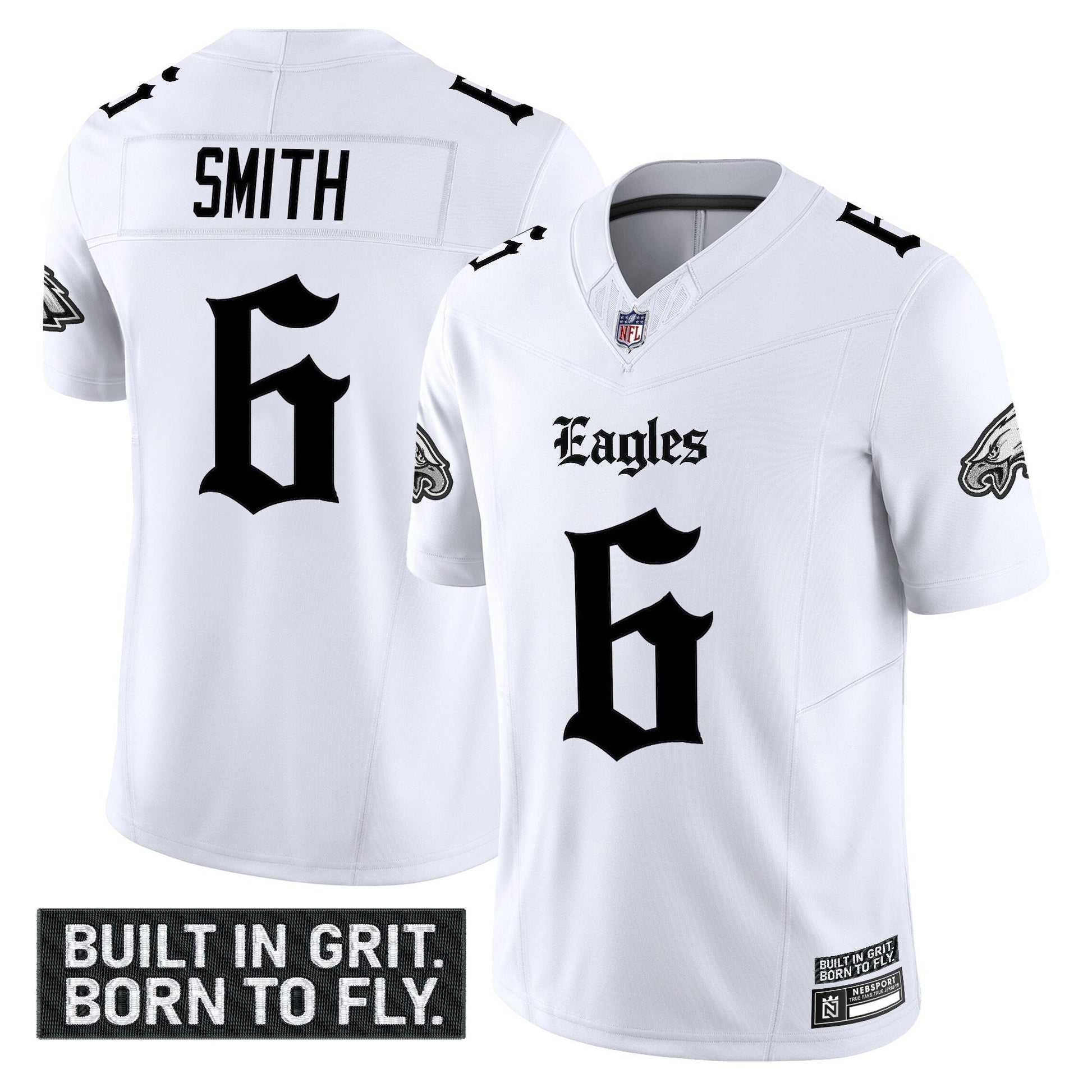 Men's Philadelphia Eagles 'Gothic Philly Edition' Vapor Limited Jersey V2 - All Stitched
