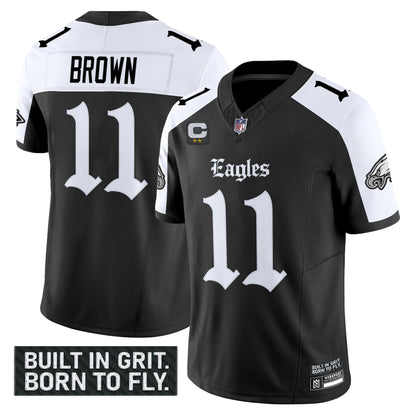 Men's Philadelphia Eagles 'Gothic Philly Edition' Vapor Limited Jersey V2 - All Stitched