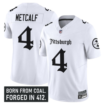 Men's Pittsburgh Steelers 'Gothic Steel City Edition' Vapor Limited Jersey - All Stitched