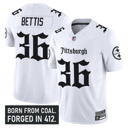 Men's Pittsburgh Steelers 'Gothic Steel City Edition' Vapor Limited Jersey - All Stitched