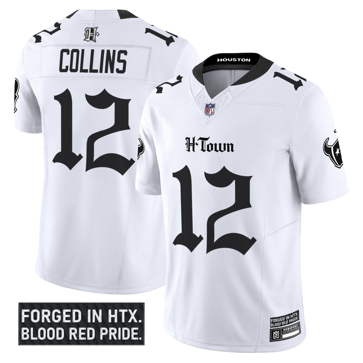 Men's Houston Texans 'Gothic Lone Star Shadows Edition' Vapor Limited Jersey - All Stitched