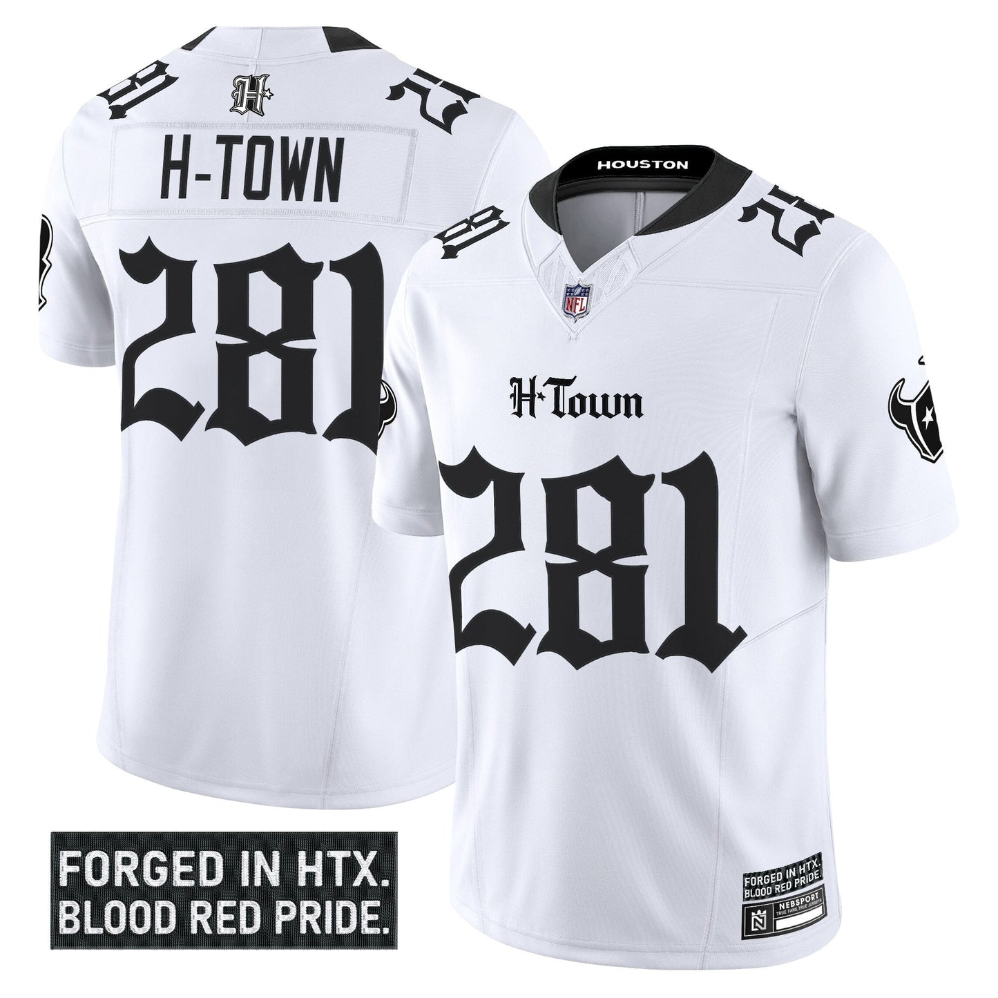 Men's Houston Texans 'Gothic Lone Star Shadows Edition' Vapor Limited Jersey - All Stitched