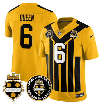 Men's Pittsburgh Steelers Alternate 1933 Throwback Limited Jersey - All Stitched