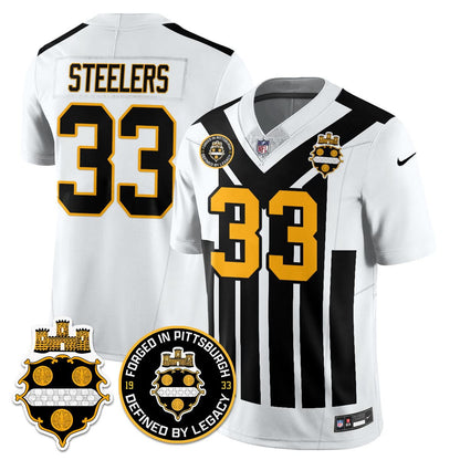 Men's Pittsburgh Steelers Alternate 1933 Throwback Limited Jersey - All Stitched