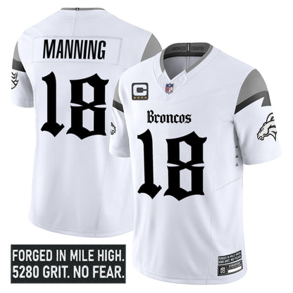 Men's Denver Broncos 'Gothic Mile High Shadows Edition' Vapor Limited Jersey - All Stitched