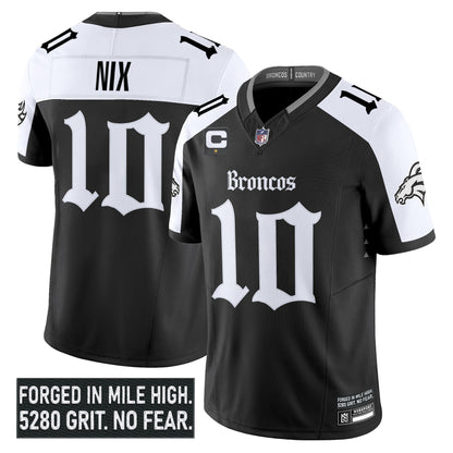 Men's Denver Broncos 'Gothic Mile High Shadows Edition' Vapor Limited Jersey - All Stitched