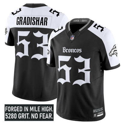 Men's Denver Broncos 'Gothic Mile High Shadows Edition' Vapor Limited Jersey - All Stitched