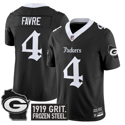 Men's Green Bay Packers 'Gothic Frozen Tundra Edition' Vapor Limited Jersey - All Stitched