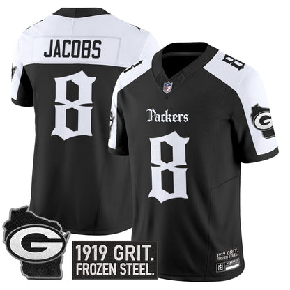 Men's Green Bay Packers 'Gothic Frozen Tundra Edition' Vapor Limited Jersey - All Stitched