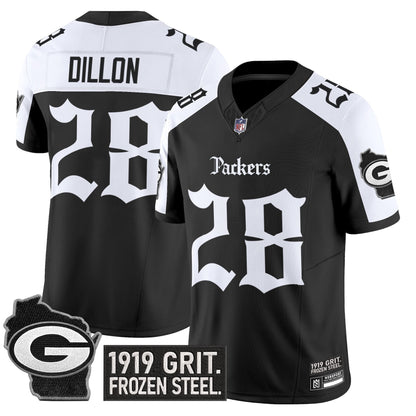 Men's Green Bay Packers 'Gothic Frozen Tundra Edition' Vapor Limited Jersey - All Stitched