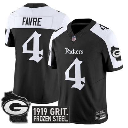 Men's Green Bay Packers 'Gothic Frozen Tundra Edition' Vapor Limited Jersey - All Stitched