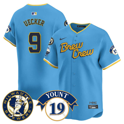 Milwaukee Brewers 2025 Limited Jersey - Robin Yount Patch - All Stitched