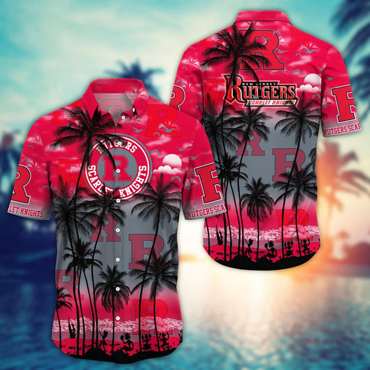 Rutgers Scarlet Knights - Trending Aloha Shirt Summer 