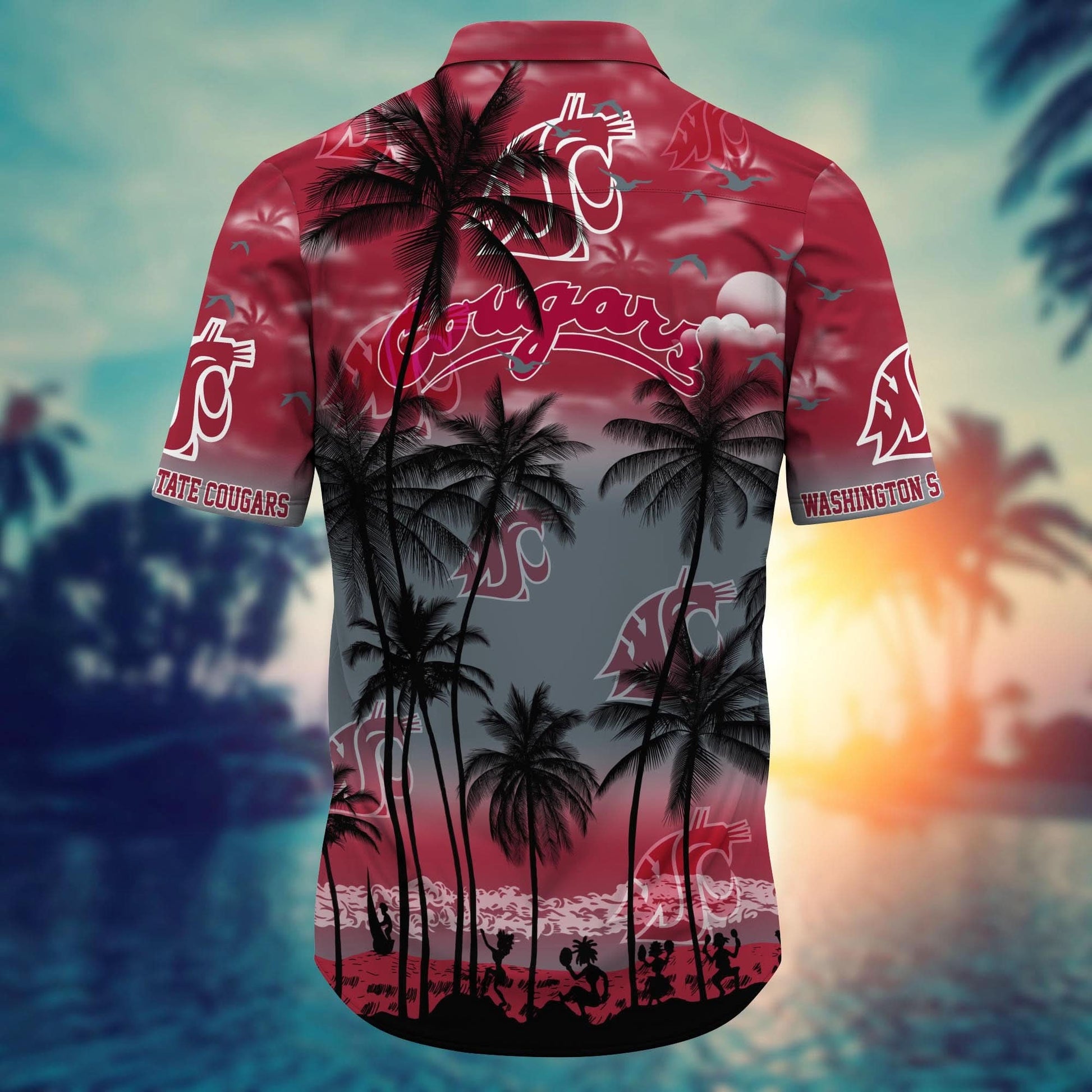 Washington State Cougars - Trending Aloha Shirt Summer 
