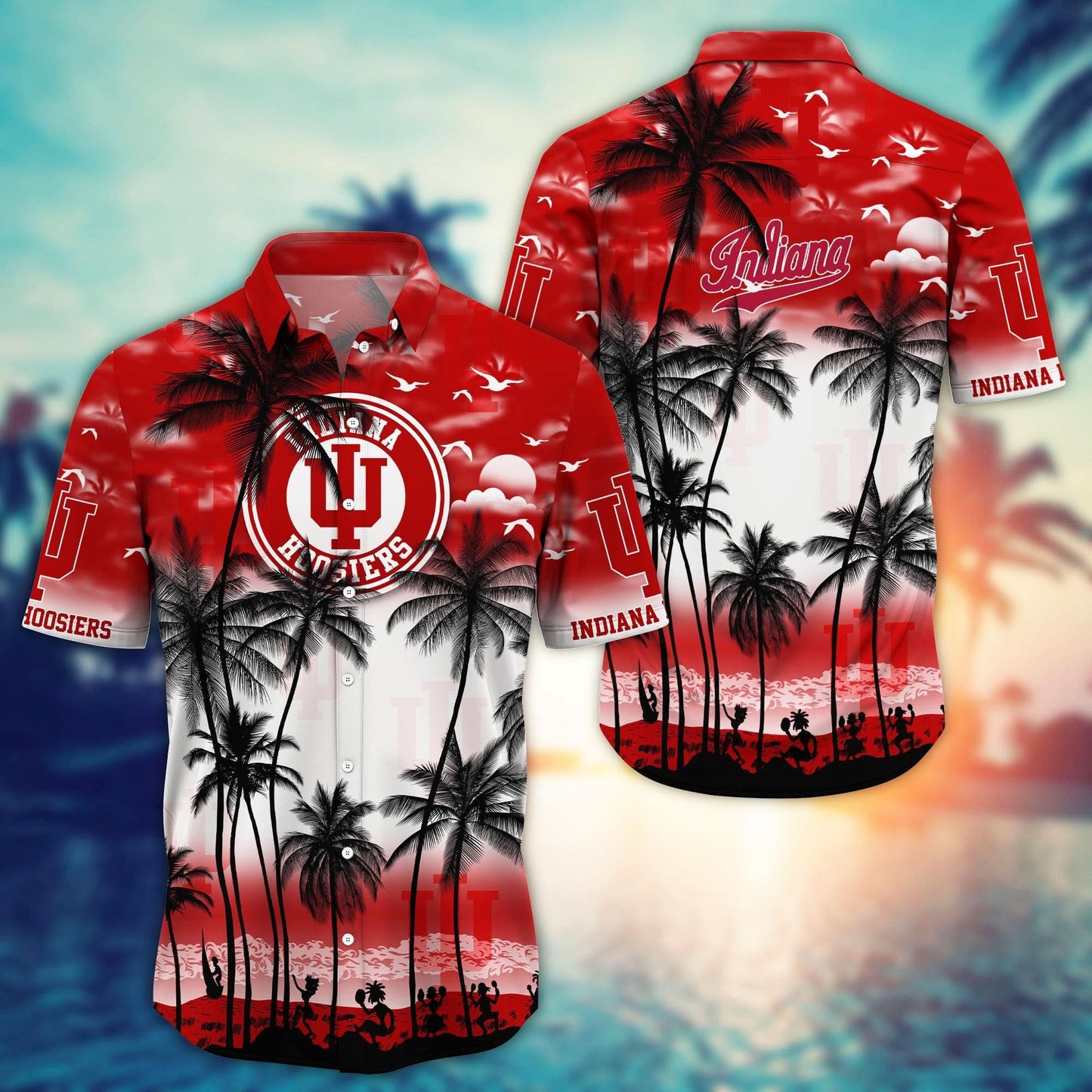 Indiana Hoosiers - Trending Aloha Shirt Summer