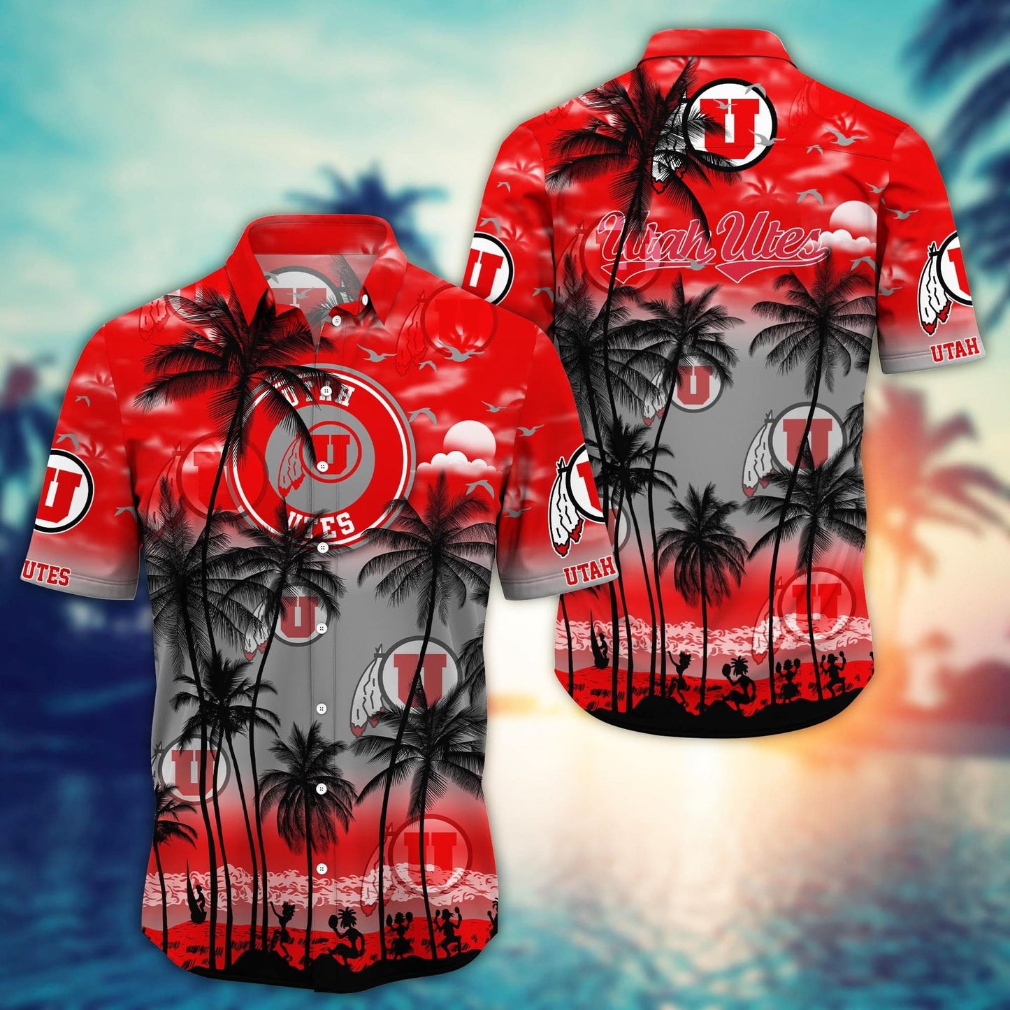 Utah Utes - Trending Aloha Shirt Summer