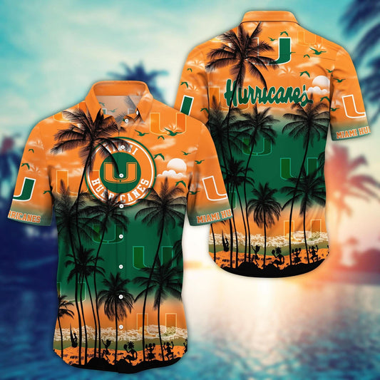 Miami Hurricanes - Trending Aloha Shirt Summer 